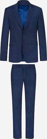 Couture F Slim fit Suit 'Lorenzo' in Blue: front