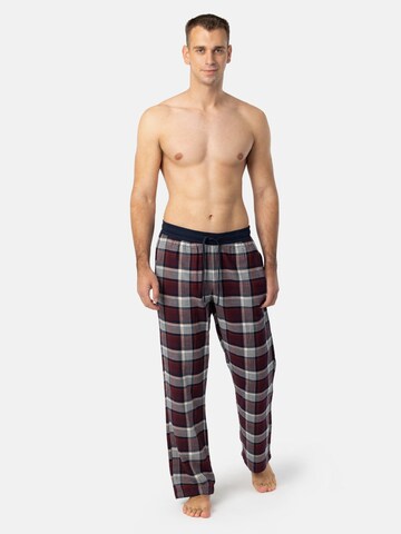 Pantaloncini da pigiama 'Pantoneclo Men’s Night Wear Long Pajama' di PANTONECLO in rosso: frontale