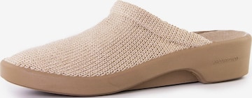 Arcopedico Slippers in Beige: front