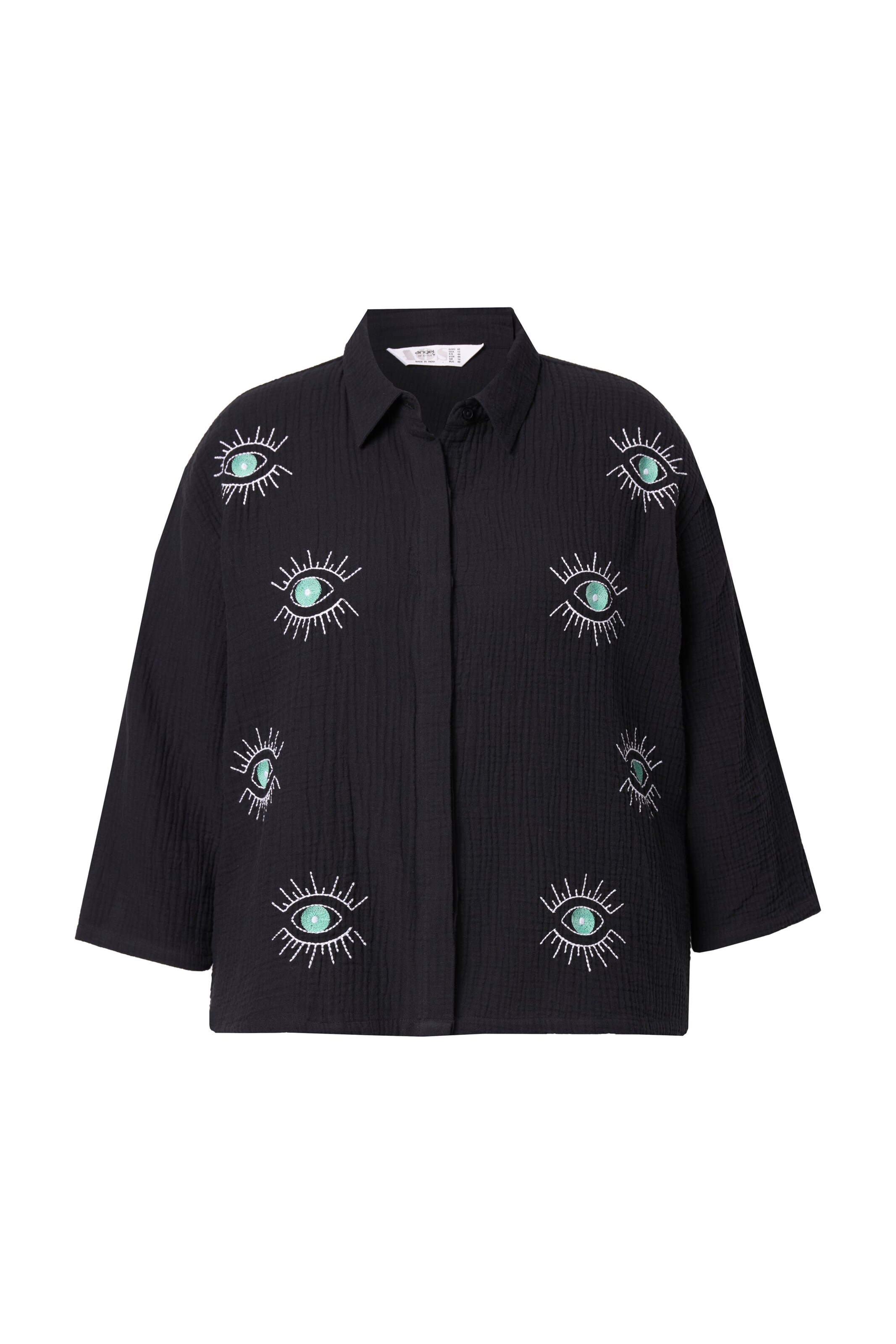 Angel of Style Blouse in Zwart: voorkant