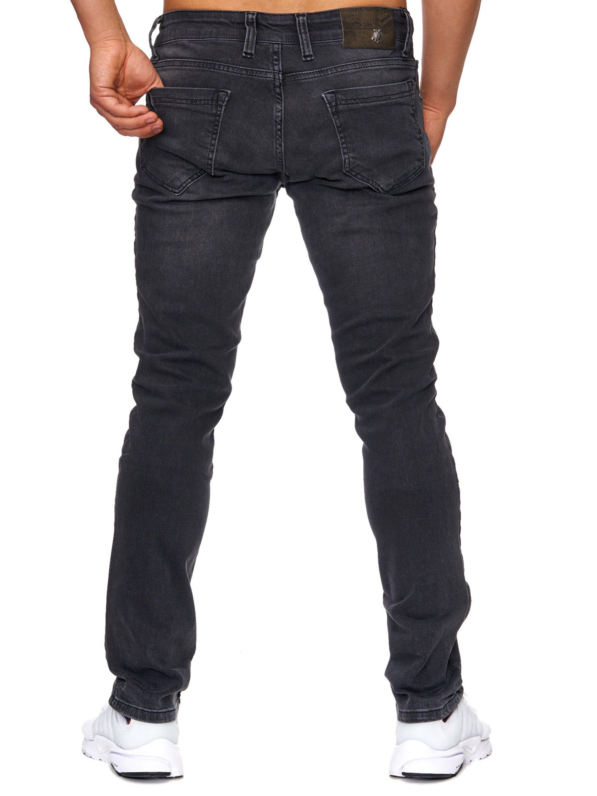 Tazzio Slimfit Jeans '16533' in Zwart