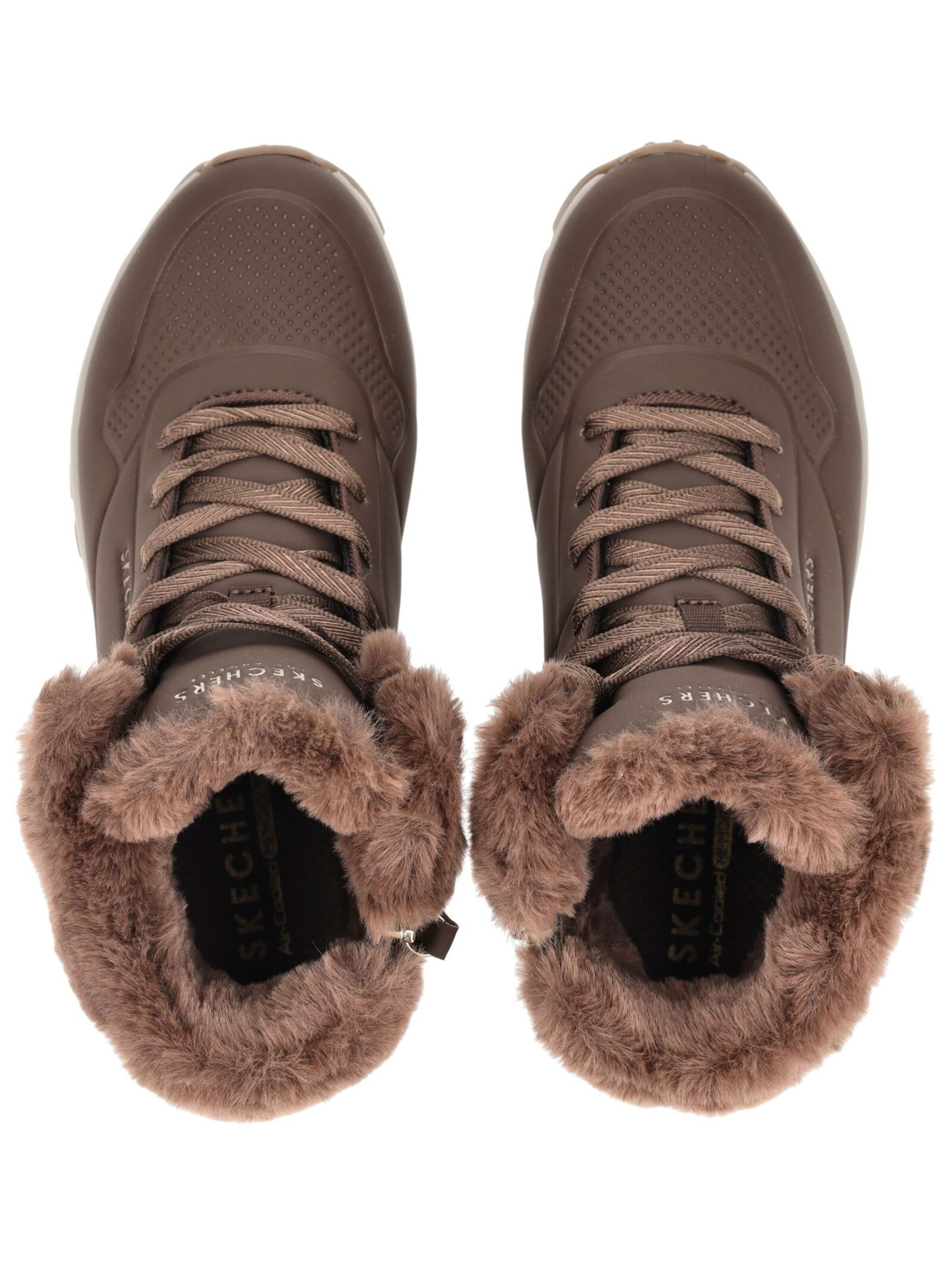 SKECHERS Lace-up bootie in Brown