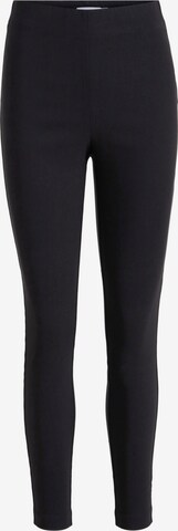 VILA Skinny Leggings 'Laura Lou' in Schwarz: predná strana