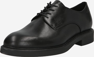 VAGABOND SHOEMAKERS Обувки с връзки 'ALEX' в черно: отпред
