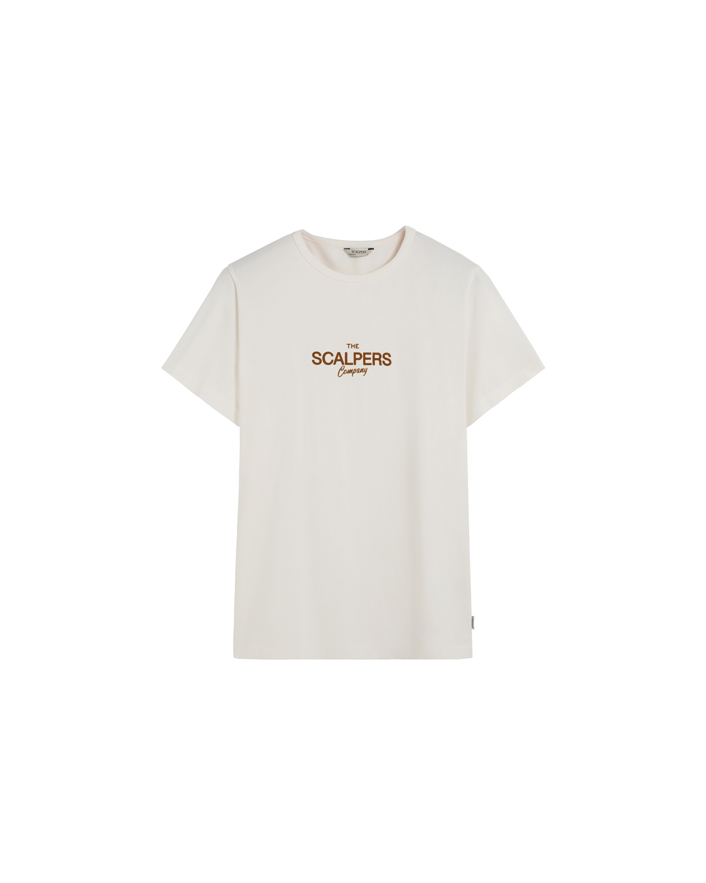 Scalpers Λειτουργικό μπλουζάκι ' ' σε λευκό: μπροστά