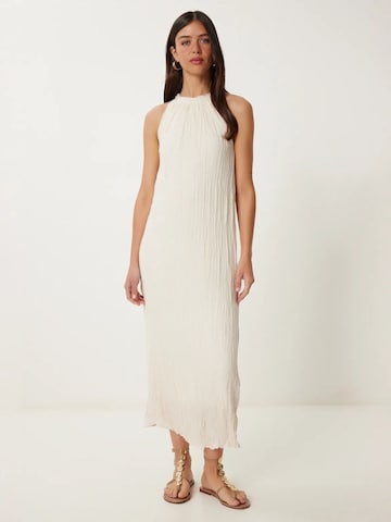 Happiness İstanbul Dress 'Midi' in Beige: front