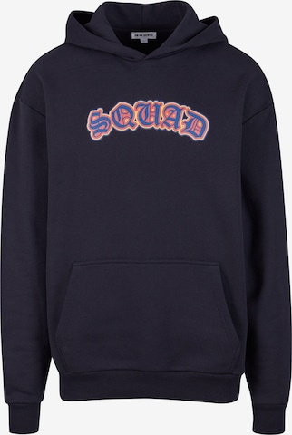 9N1M SENSE Sweatshirt 'Squad' in Zwart: voorkant