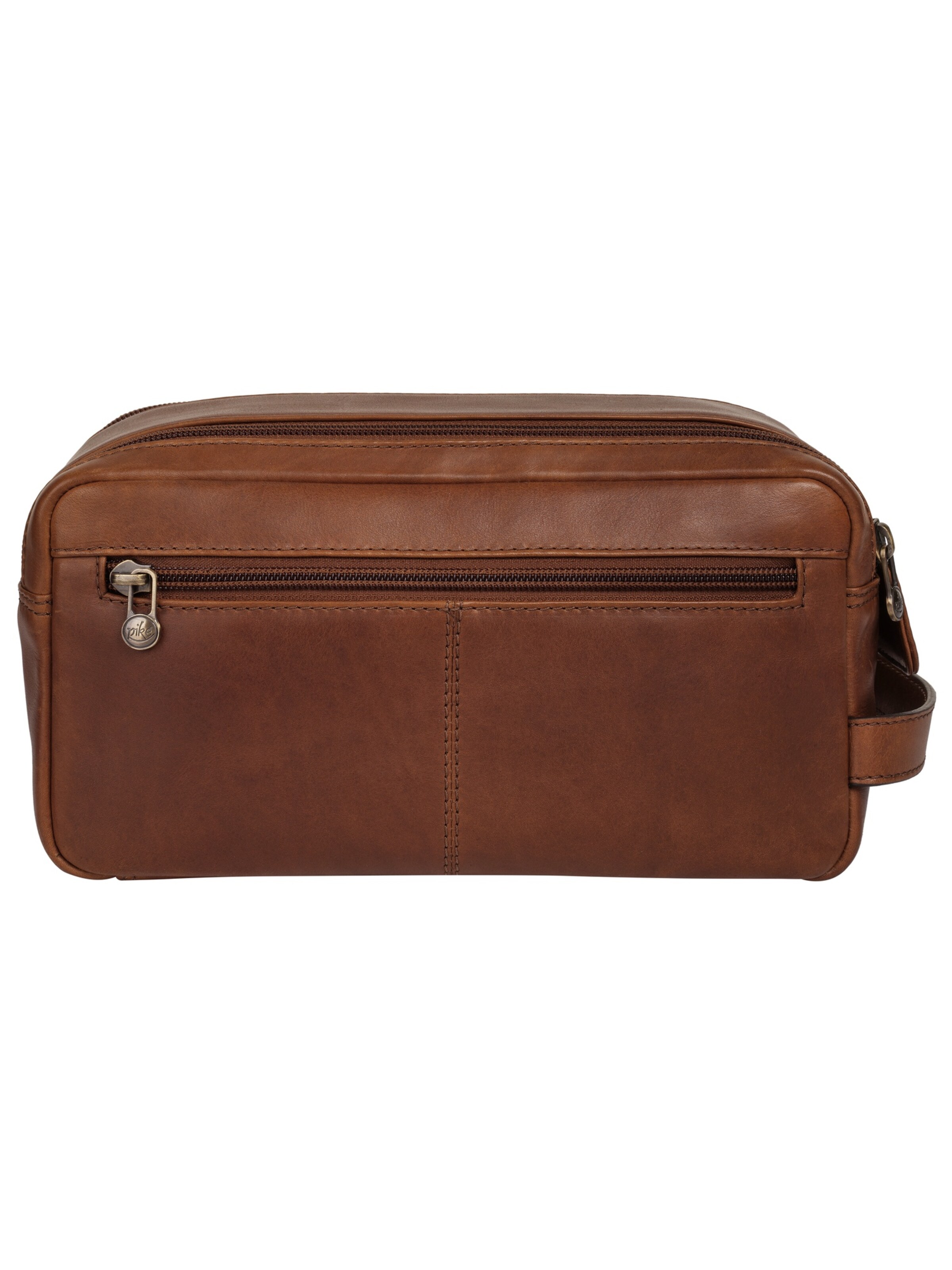 Trousses de toilette piké en marron