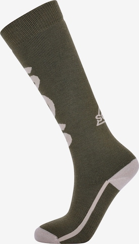 SOS Athletic Socks in Green: front