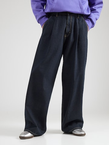 WEEKDAY Широки крачоли Дънки в синьо: отпред