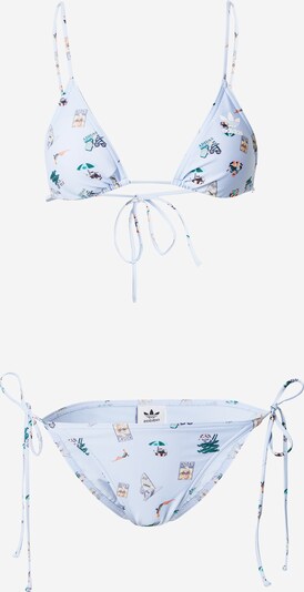ADIDAS ORIGINALS Bikini 'Coney Island Cool Allover Print' in de kleur Navy / Azuur / Groen, Productweergave