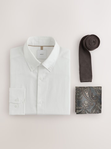 Next - Ajuste estrecho Camisa en blanco