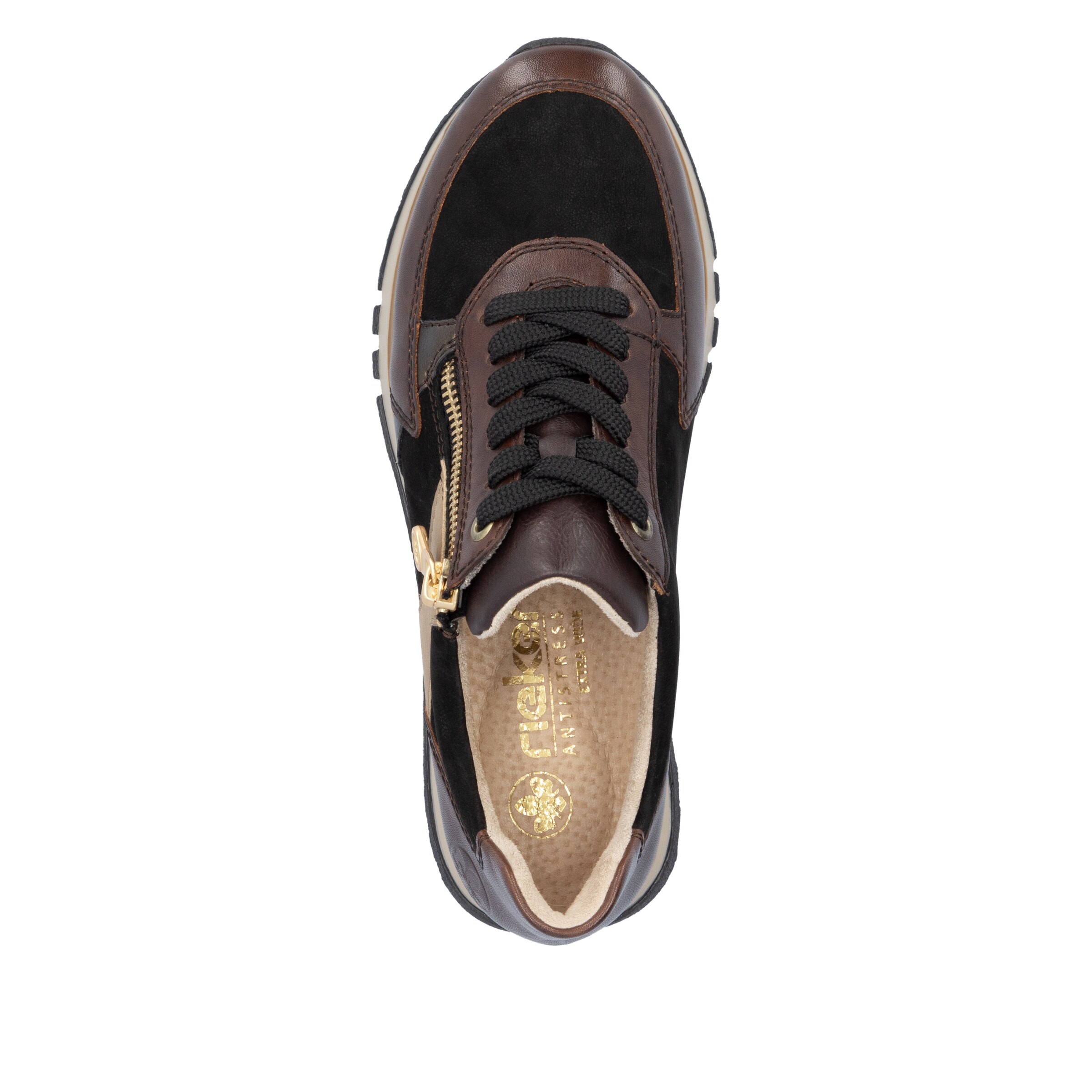 Baskets basses Rieker en marron