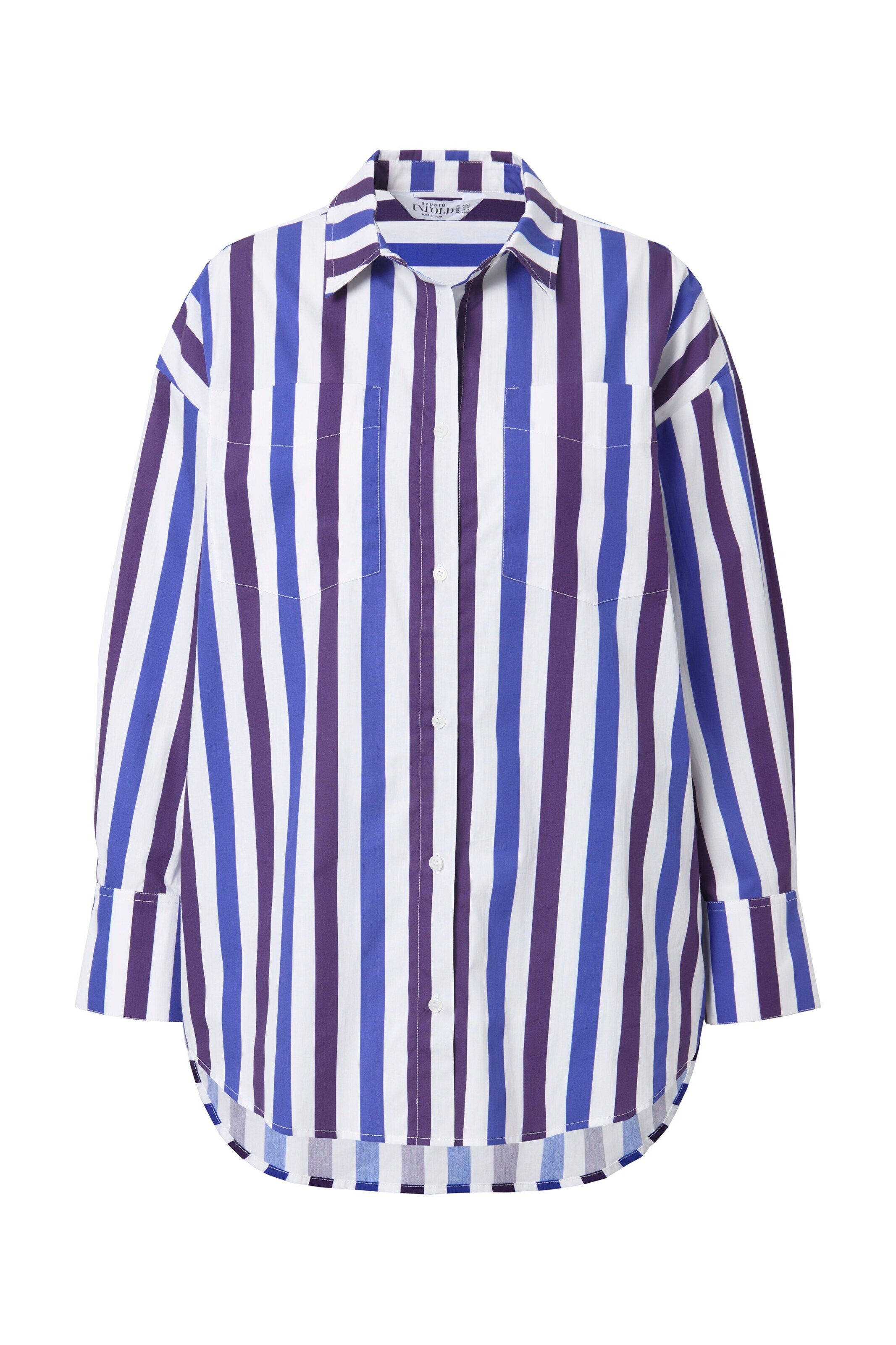 Studio Untold Bluse in Blau: Vorderseite