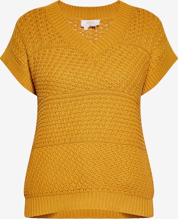 usha FESTIVAL Sweater in Yellow: front