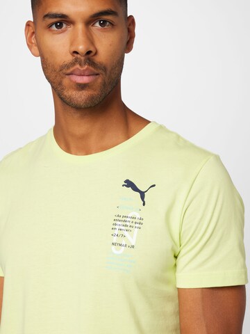 T-Shirt fonctionnel 'NEYMAR' PUMA en jaune