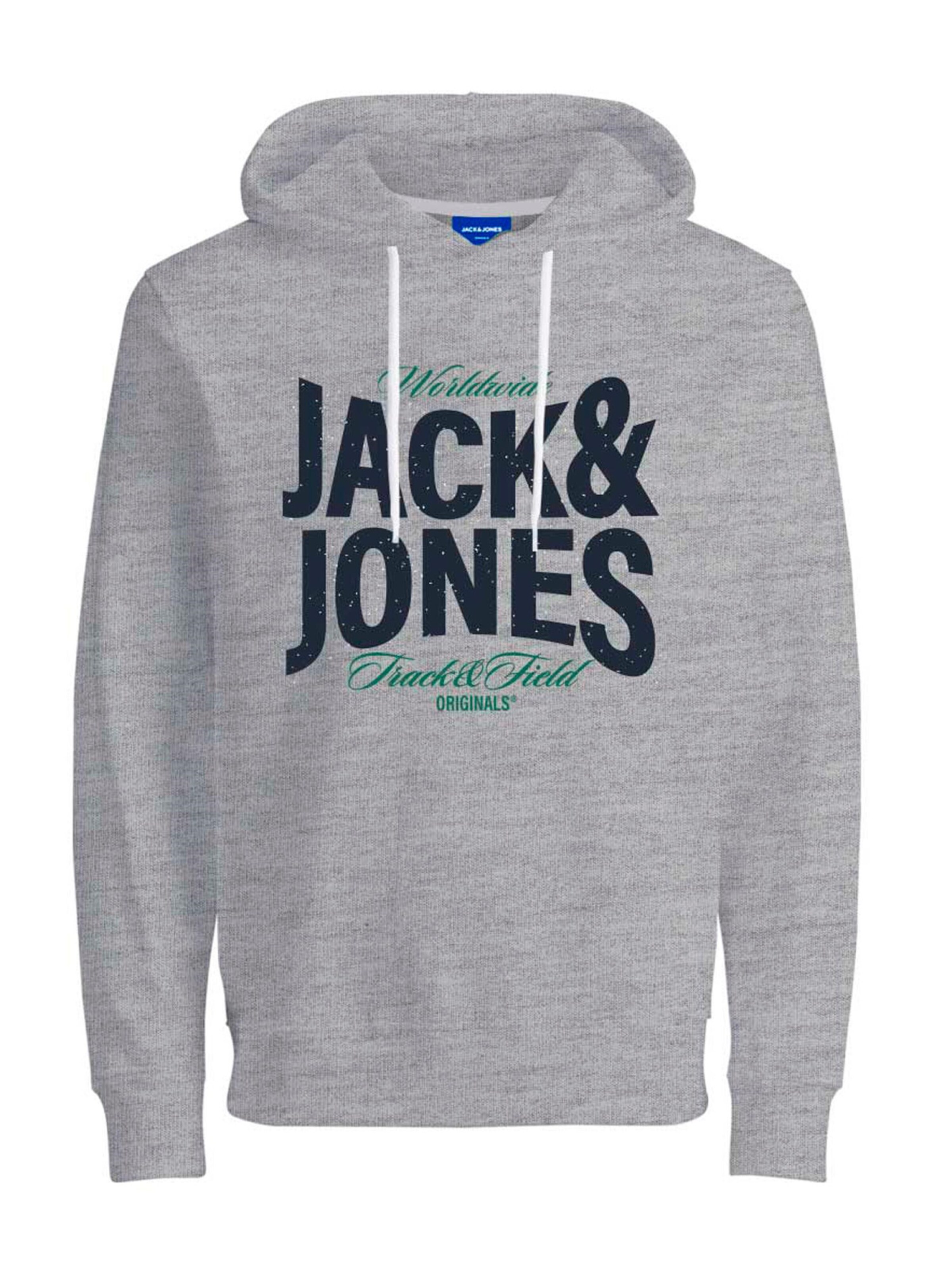 Sweat-shirt 'Mel' JACK & JONES en gris : devant