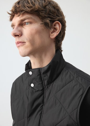 MANGO MAN Vest 'Hugo' in Black