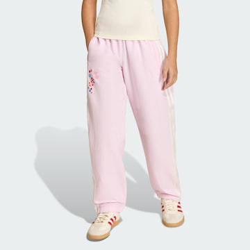 Loosefit Pantalon 'Adidas Originals x Liberty London' ADIDAS ORIGINALS en rose : devant