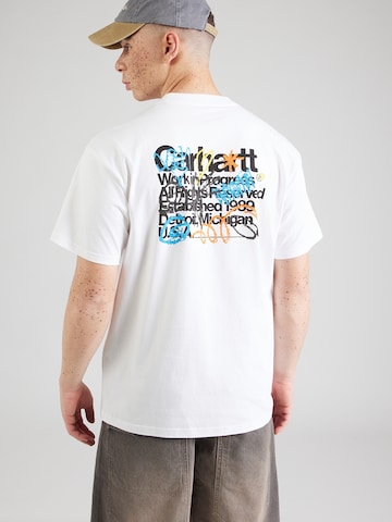 balta Carhartt WIP Marškinėliai 'Primary': priekis