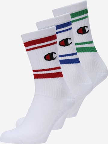 Champion Authentic Athletic Apparel - Calcetines 'Seasonal' en blanco: frente