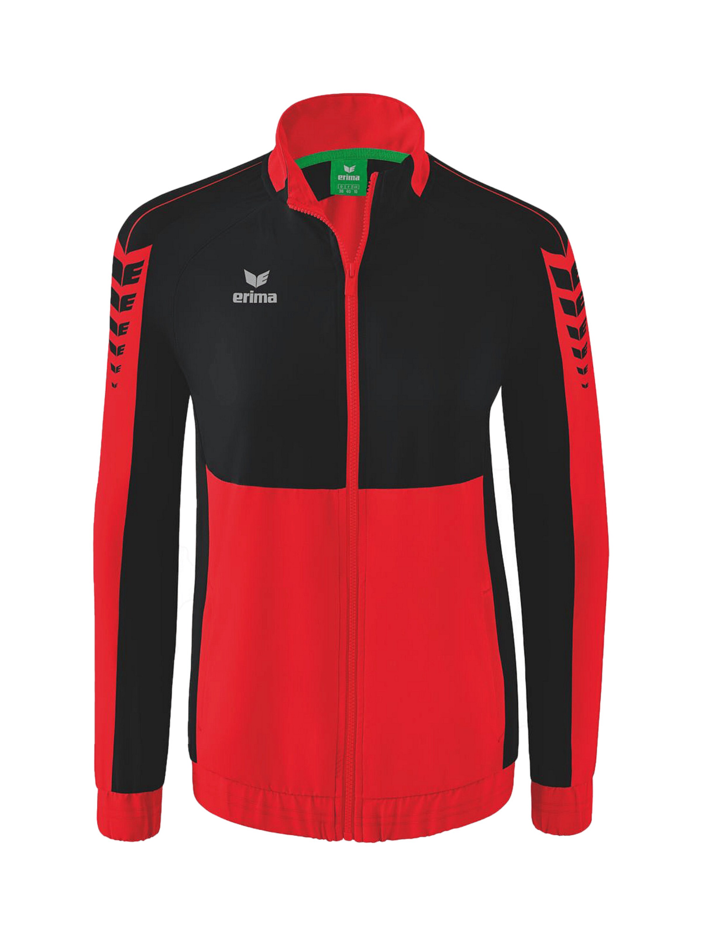 ERIMA Sportjacke in rot / schwarz, Produktansicht