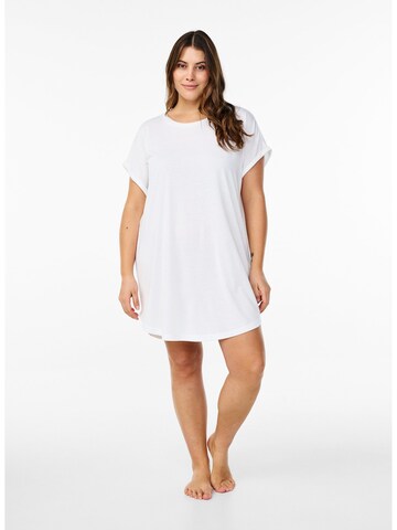 Camicia da notte 'Malis' di Zizzi in bianco