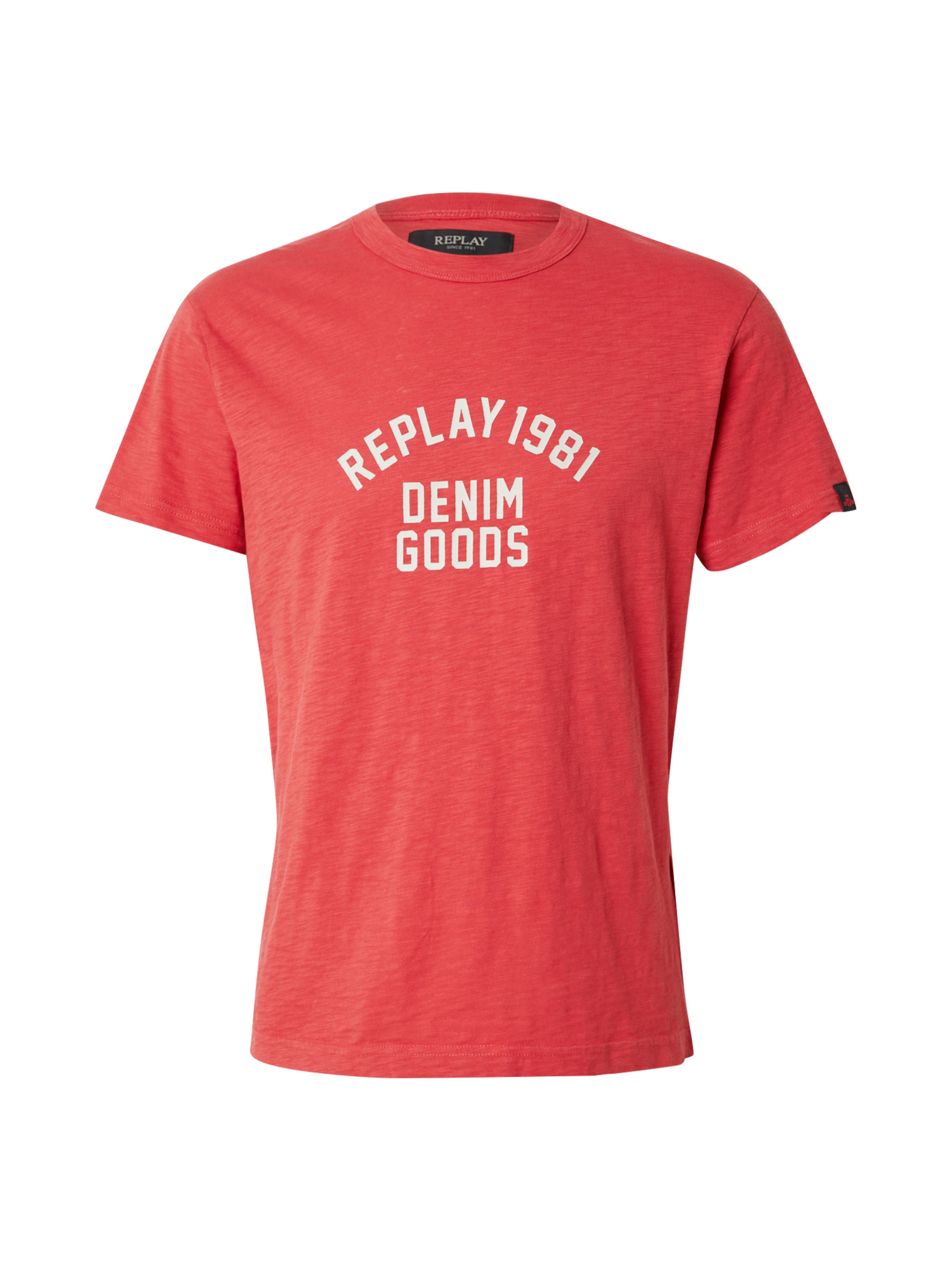 REPLAY Μπλουζάκι σε κόκκινο: μπροστά