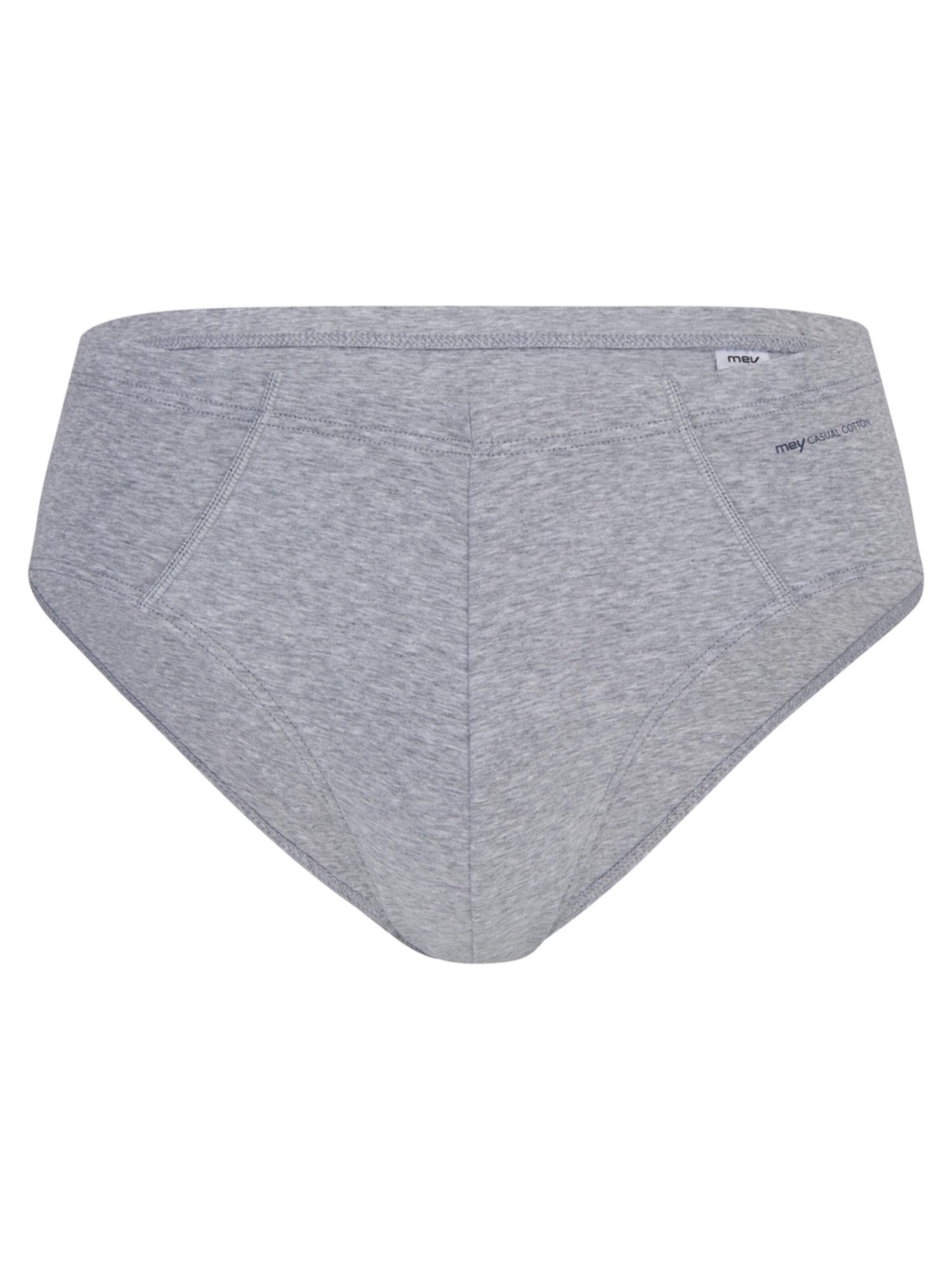 Mey Panty 'Casual Cotton' in Grey: front