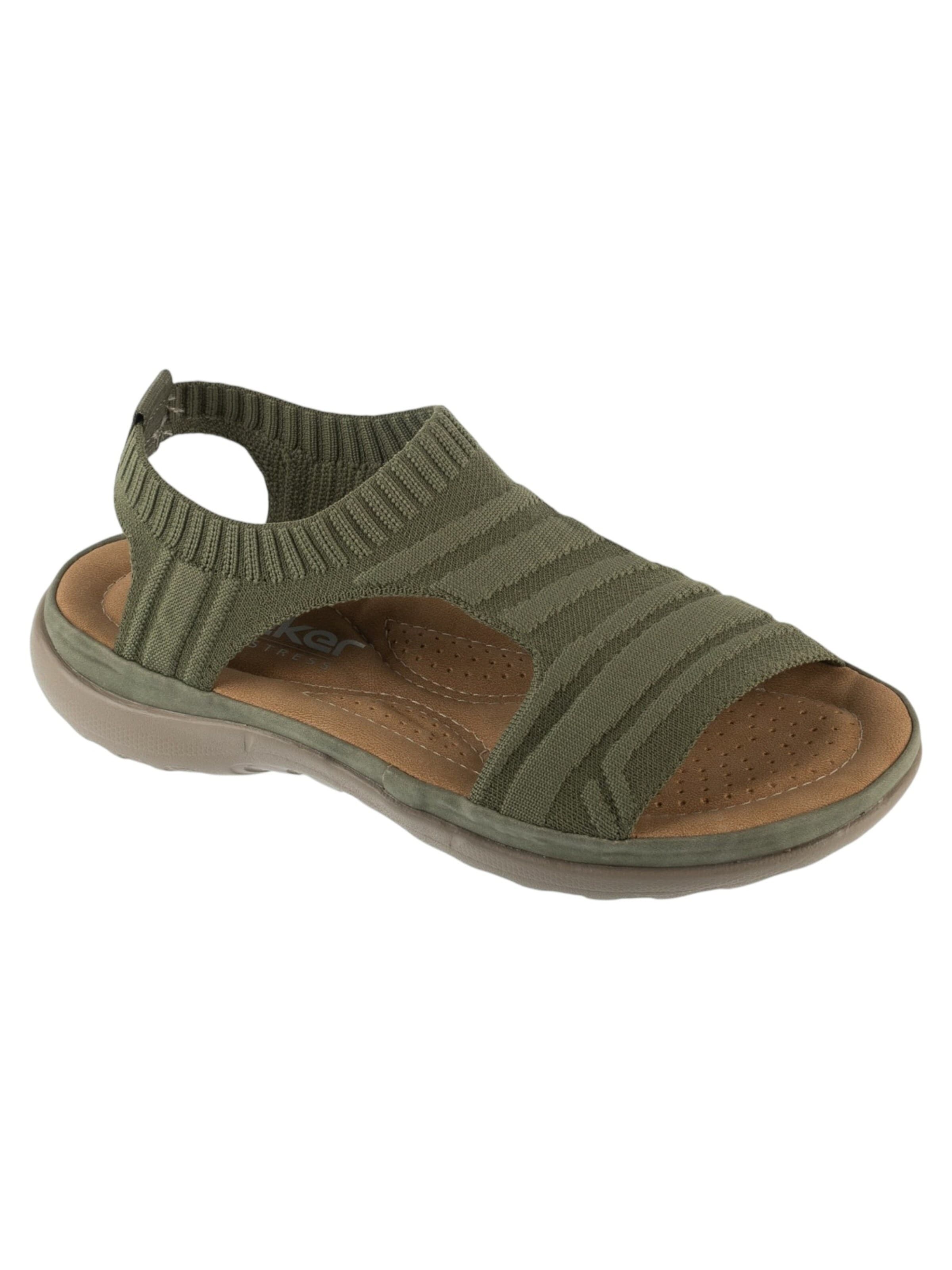 Rieker Sandaal 'Rieker Sandals' in Groen: voorkant