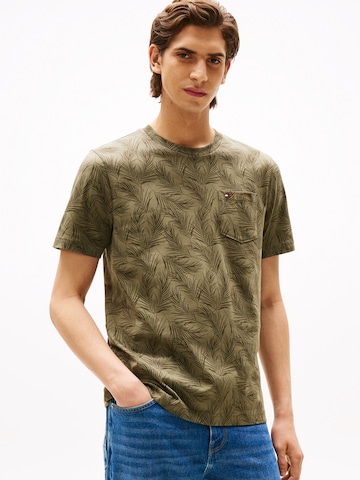 TOMMY HILFIGER Póló - zöld: elől