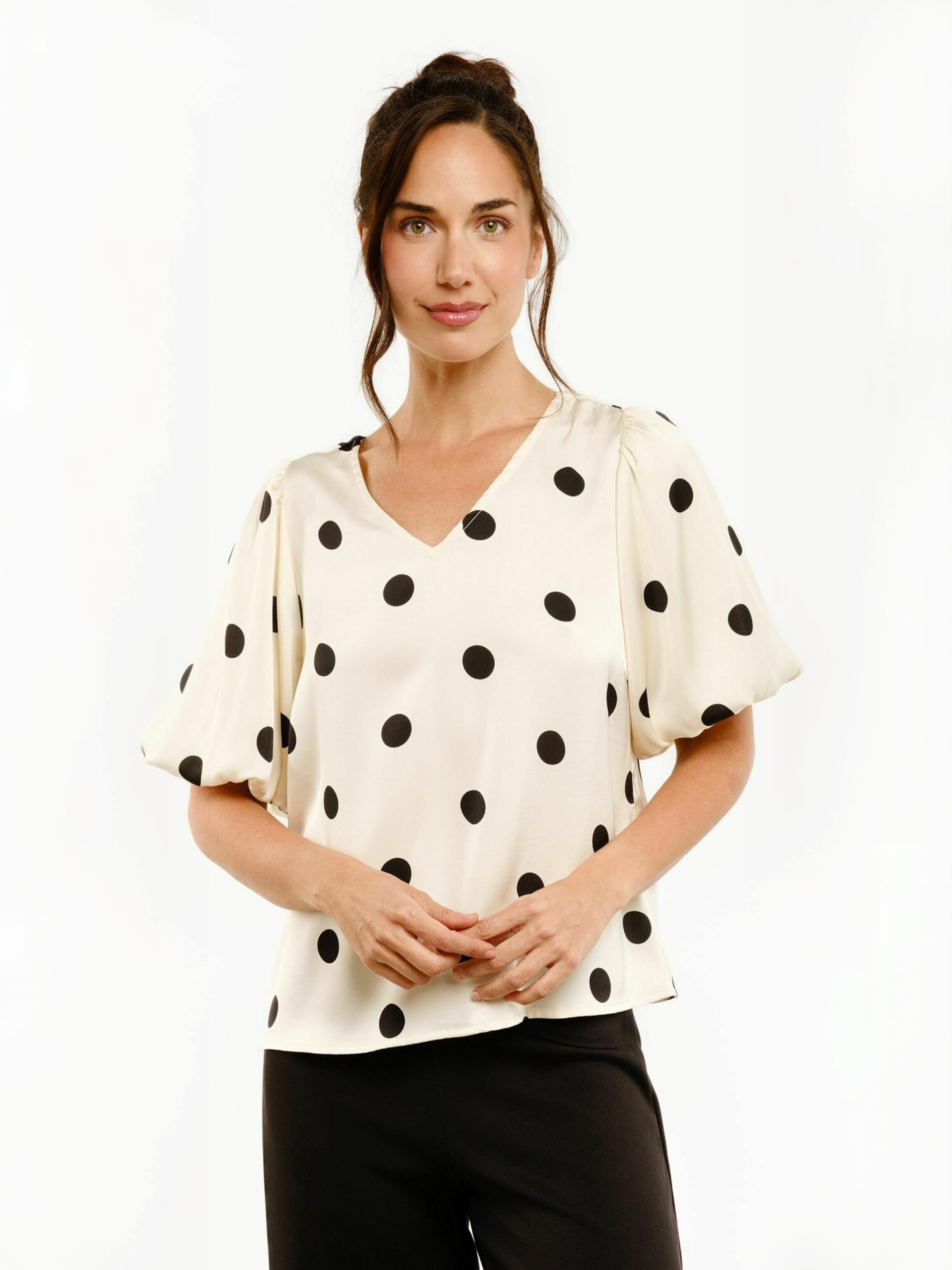 Liberte Essentiel - Camiseta ' DOTTI ' en negro: frente