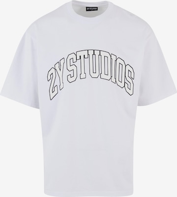 2Y Studios T-shirt i vit: framsida