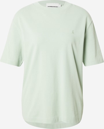 Tricou 'TARJAA' de la ARMEDANGELS pe verde: față