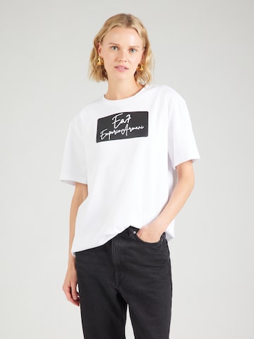 EA7 Emporio Armani Shirt in Wit: voorkant