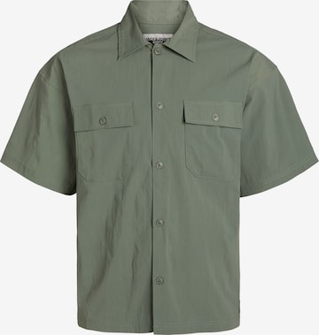 JACK & JONES - Comfort Fit Camisa 'ALTITUDE' em verde: frente