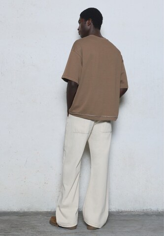 T-Shirt Pull&Bear en marron