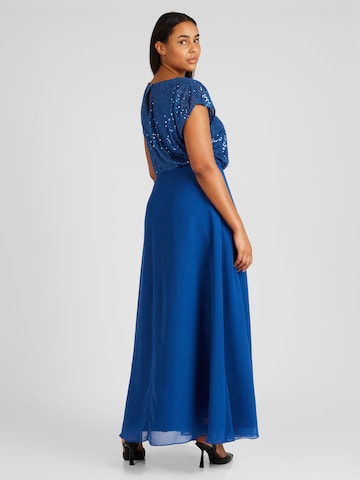 Robe de soirée SWING Curve en bleu