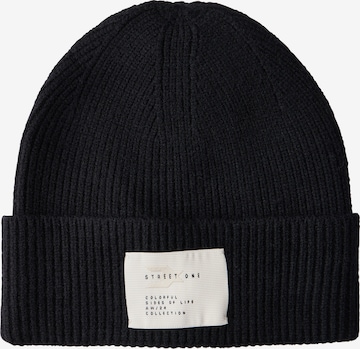 STREET ONE Mütze in Schwarz: Vorderseite