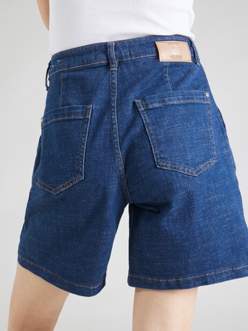 MOS MOSH Regular Pressveckade jeans 'Karefa' i blå