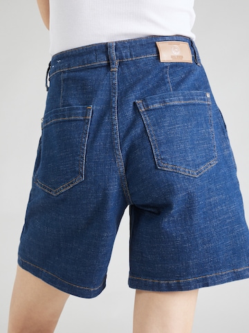 MOS MOSH Regular Pleated Jeans 'Karefa' in Blue