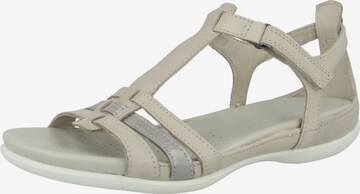 ECCO Strap Sandals 'Flash' in Beige: front