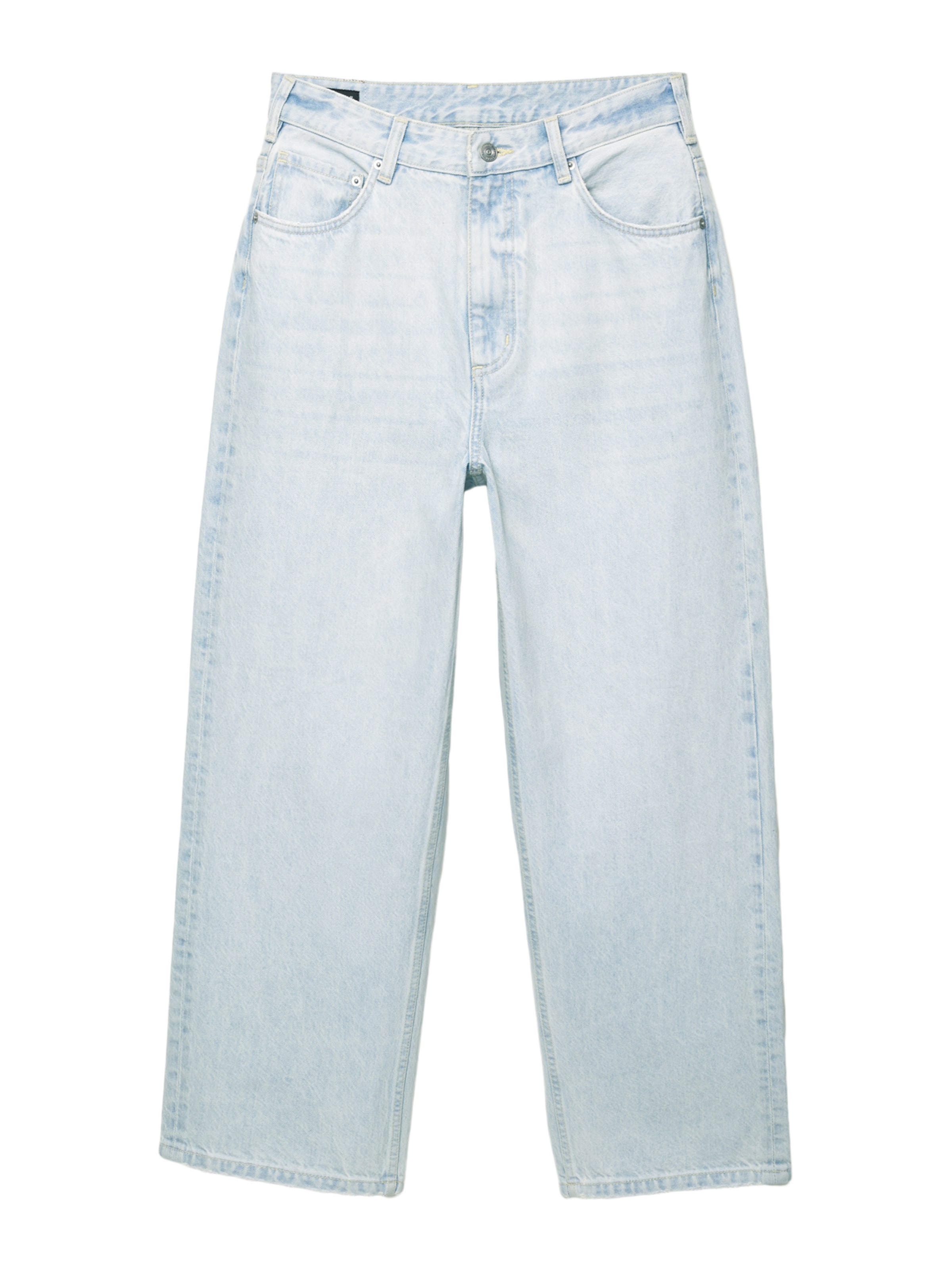 Pull&Bear Baggy Džínsy - Modrá: predná strana