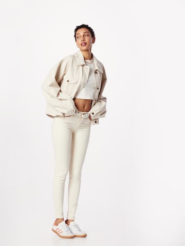 VERO MODA Skinny Farkut 'Lux' värissä beige