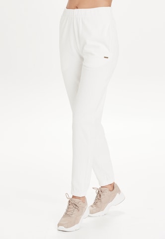 Athlecia Regular Workout Pants 'Marlie' in White: front