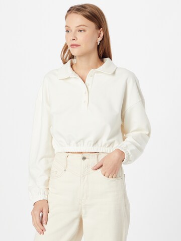 ABOUT YOU - Sweatshirt 'Rabea' em branco: frente