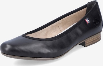 Rieker Ballerina in Black: front