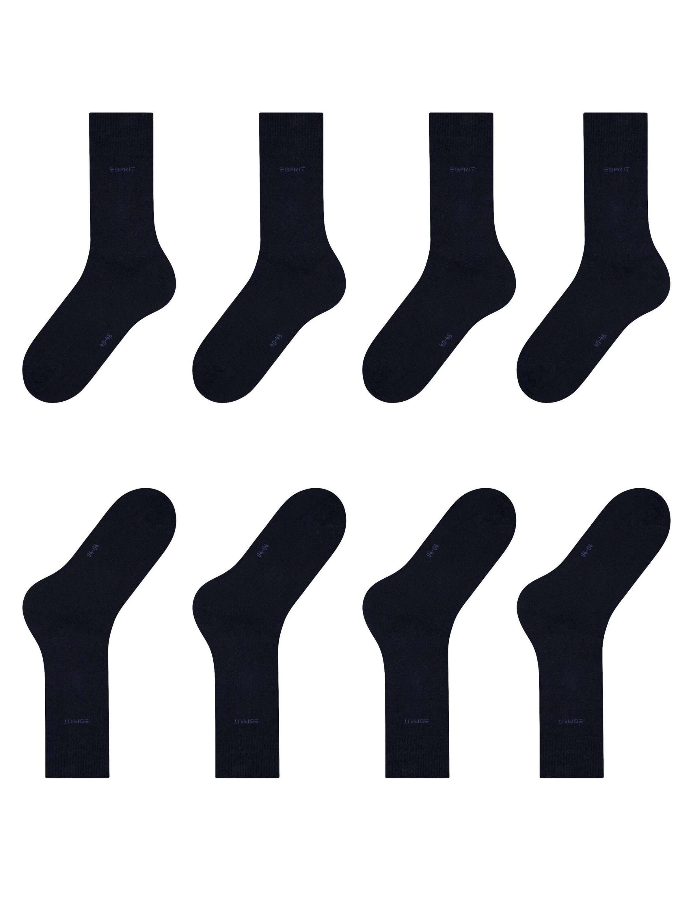ESPRIT Socken 'Solid 4-Pack'‌‌‌‌‌‌‌‌‌ in Blau