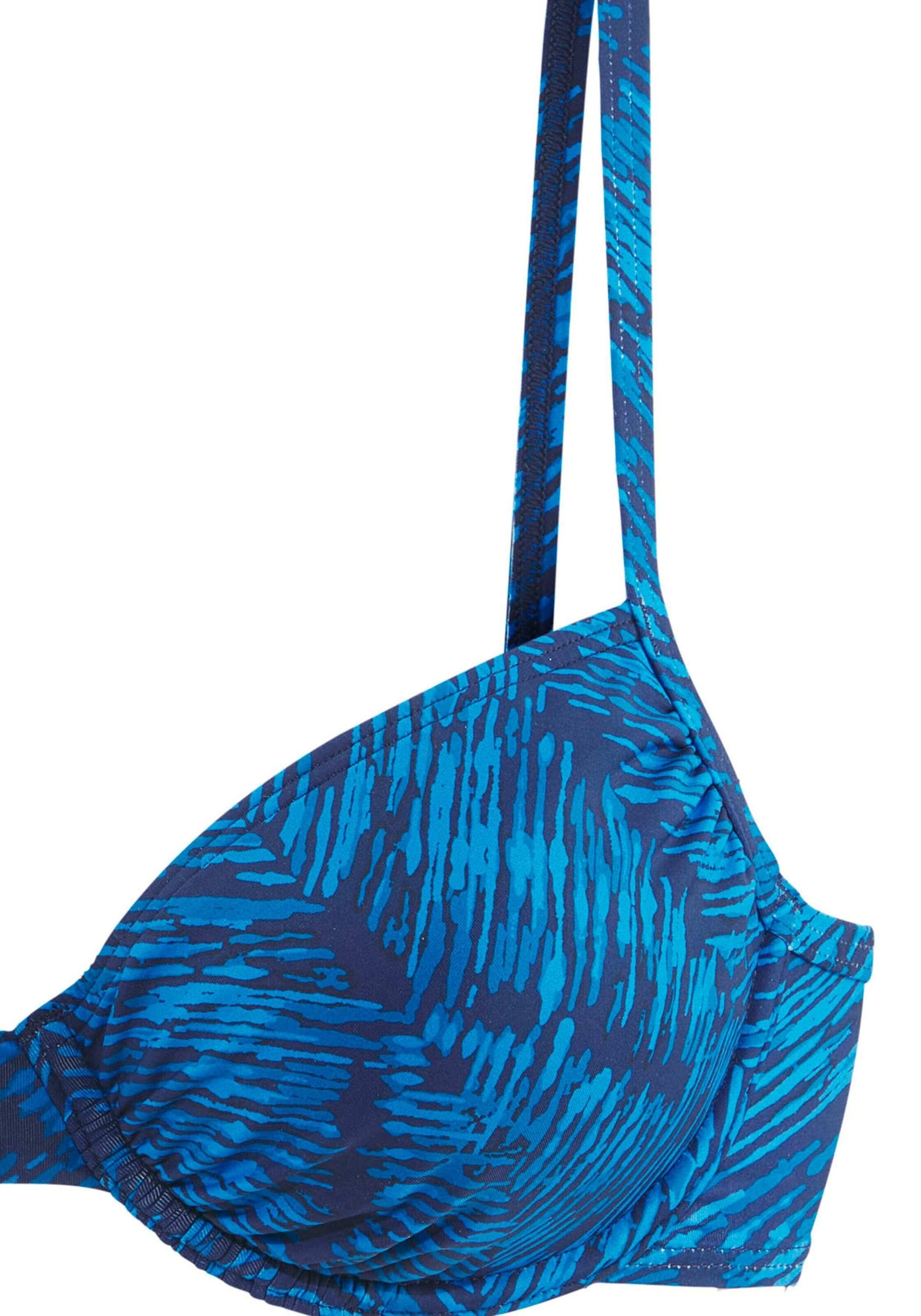 JETTE T-Shirt Bikinitop in Blau