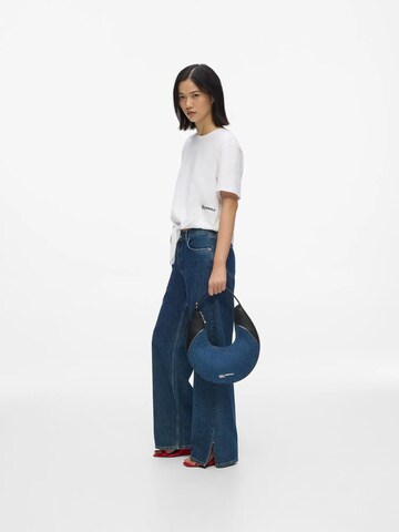 KARL LAGERFELD JEANS Taška přes rameno 'Rebel' – modrá